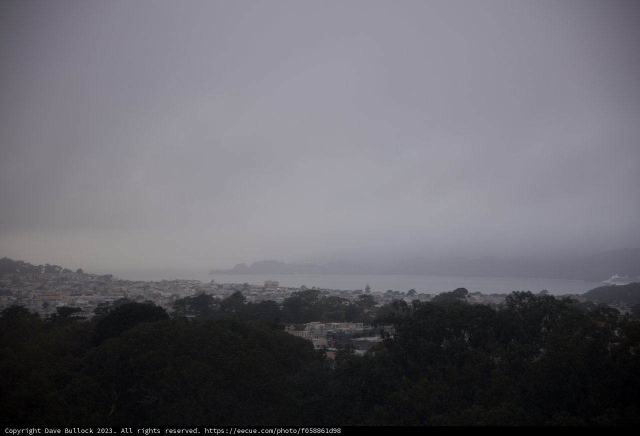 Mystical Cityscape - Golden Gate Park Sky Wheel and Academy of Sciences