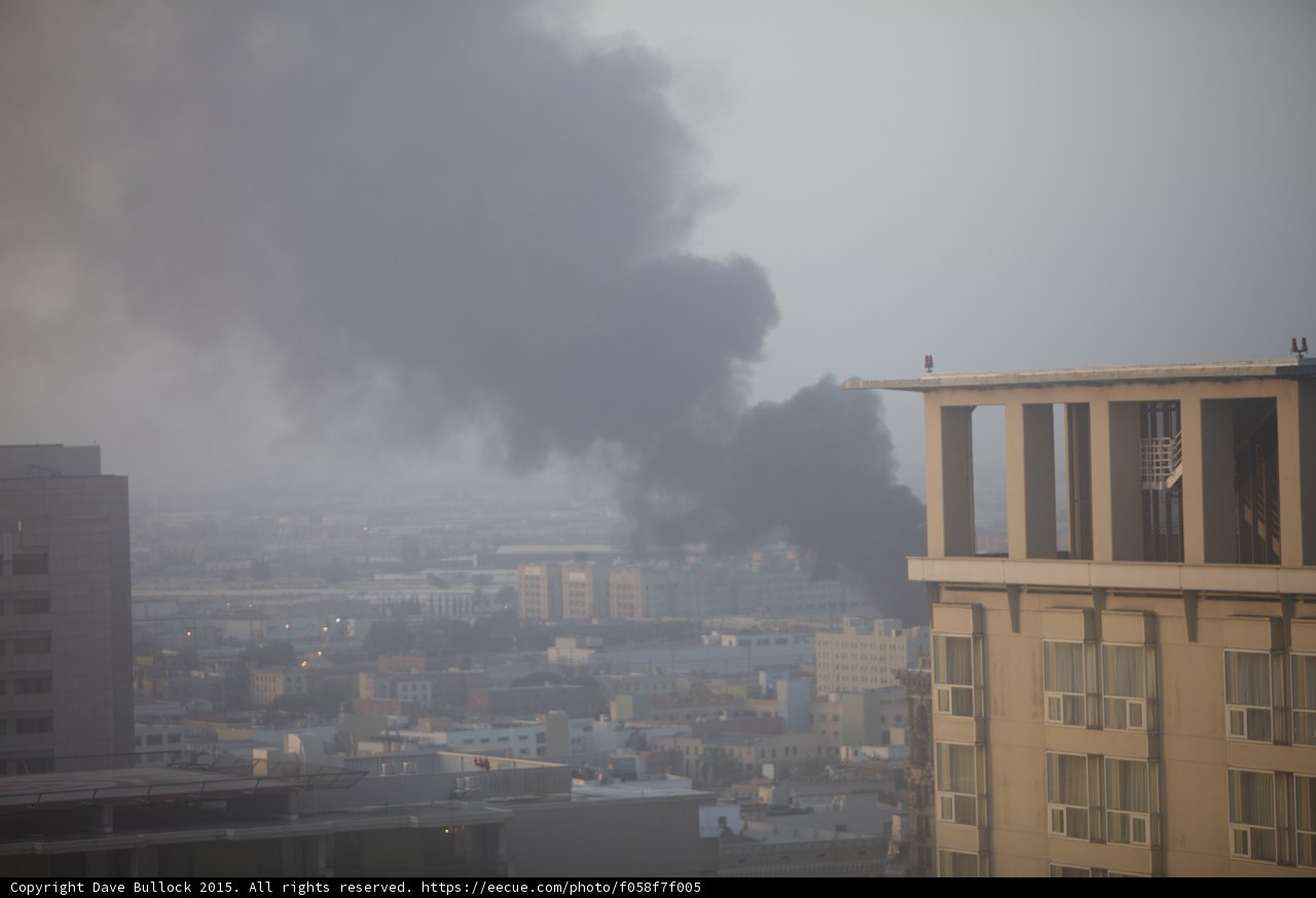 Fire Smoke Spreading Further