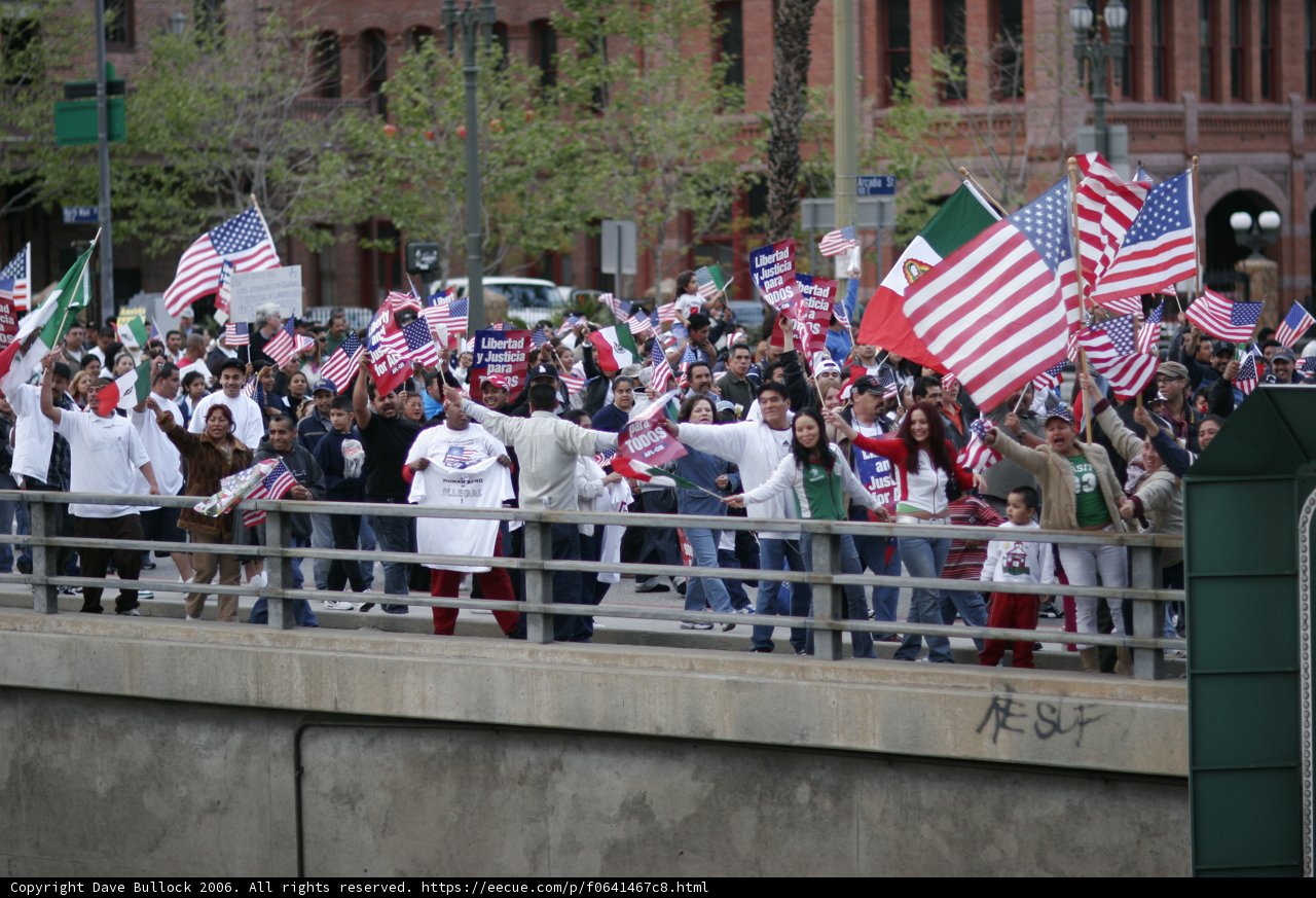 Patriotic Bridge Crossing