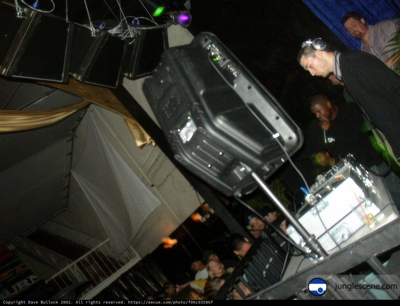 The DJ Entertains the Crowd
