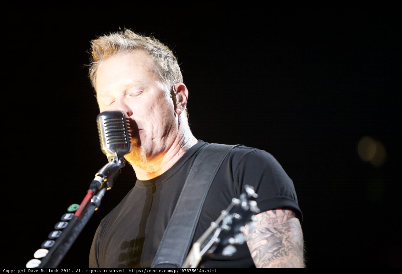 James Hetfield Shreds with Metallichead at Big Four Festival