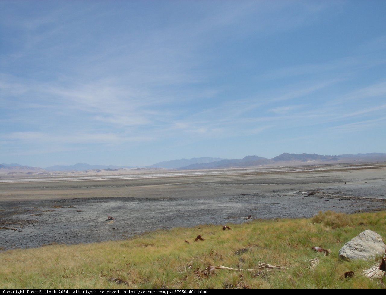 Majestic View of Salt Flats and Mountains