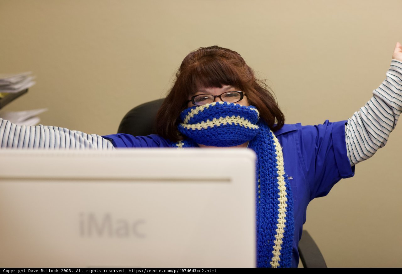 Blue Shirt and Scarf