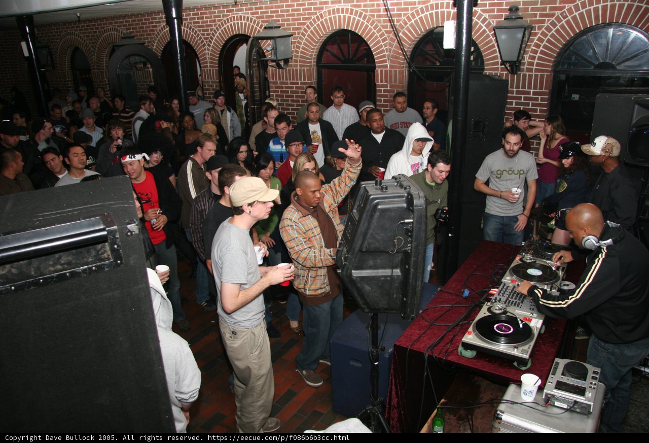 Partygoers Grooving with the DJ