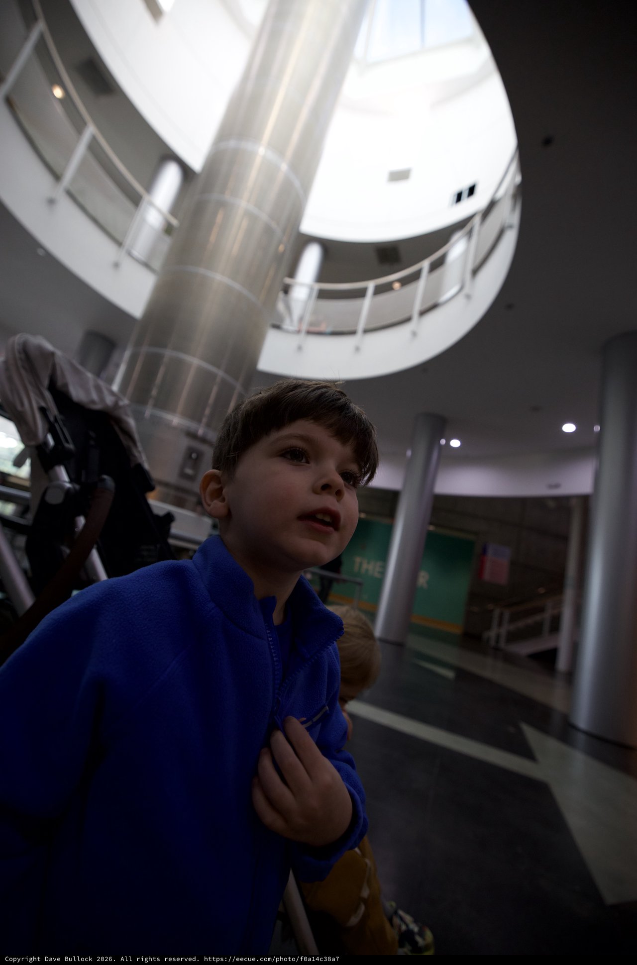 Young Visitor Explores Chabot Space and Science Center