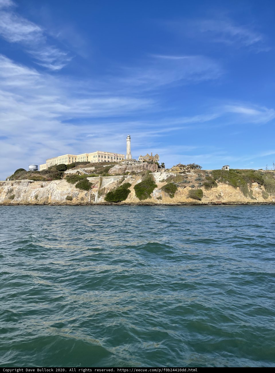 Towering Beacon of Alcatraz Island