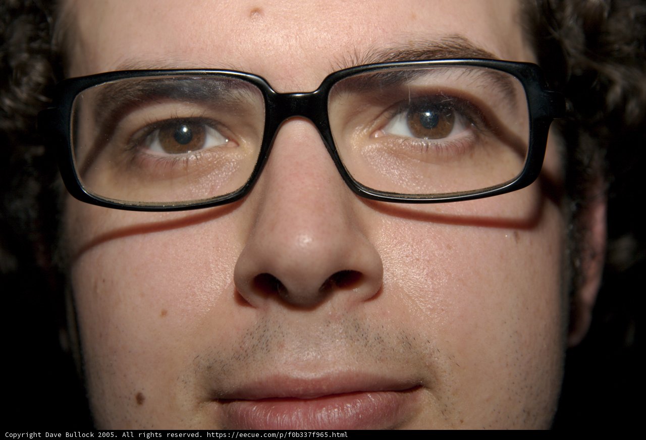 Dave B Wearing His Favorite Eyeglasses