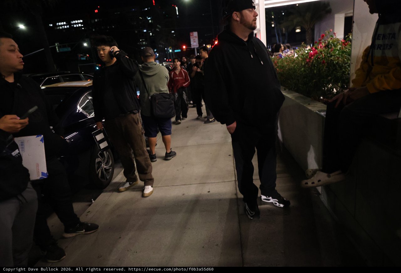 Night Crowd Gathers Outside Wobbleland 2026 Venue