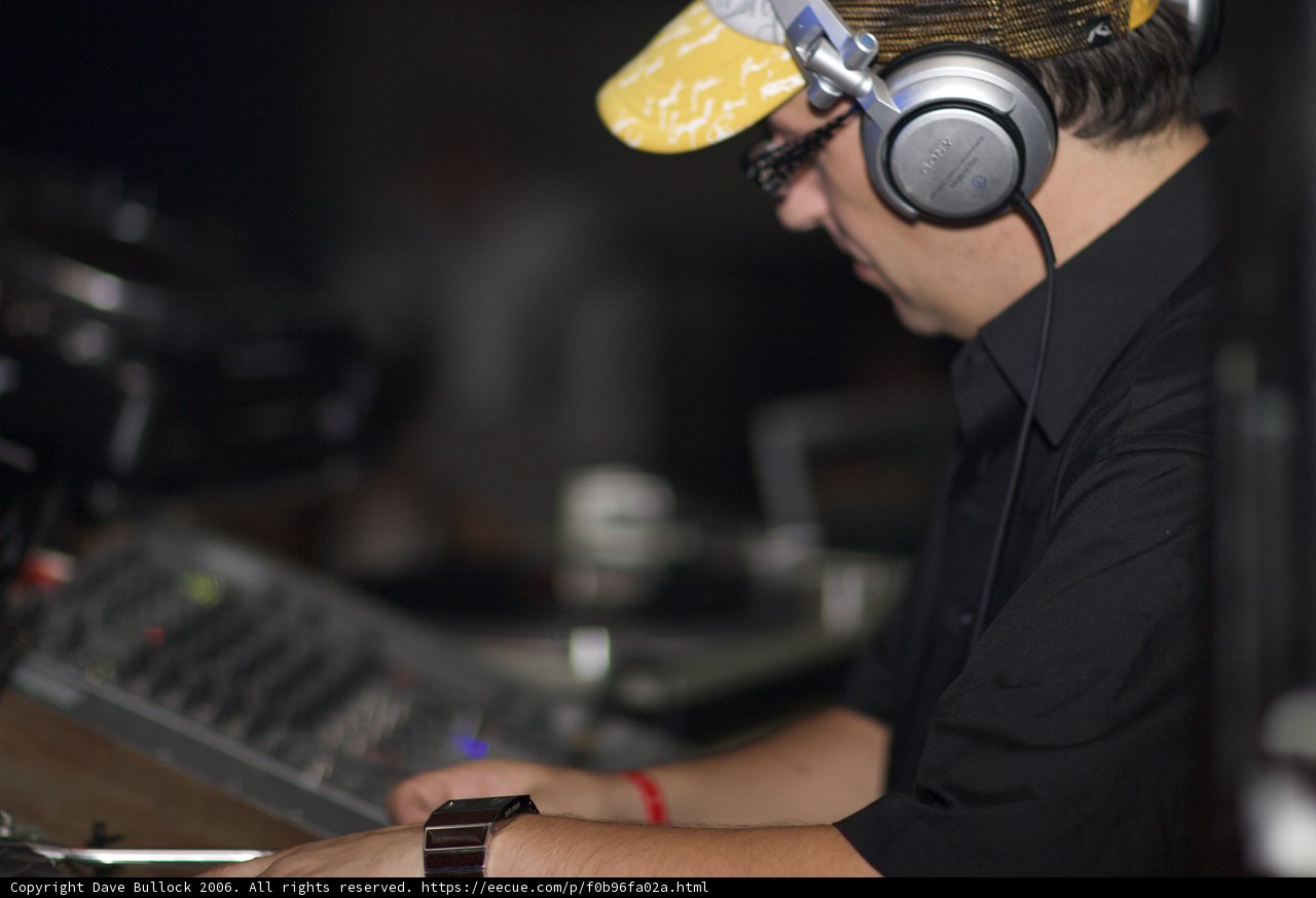The Deejay in Black