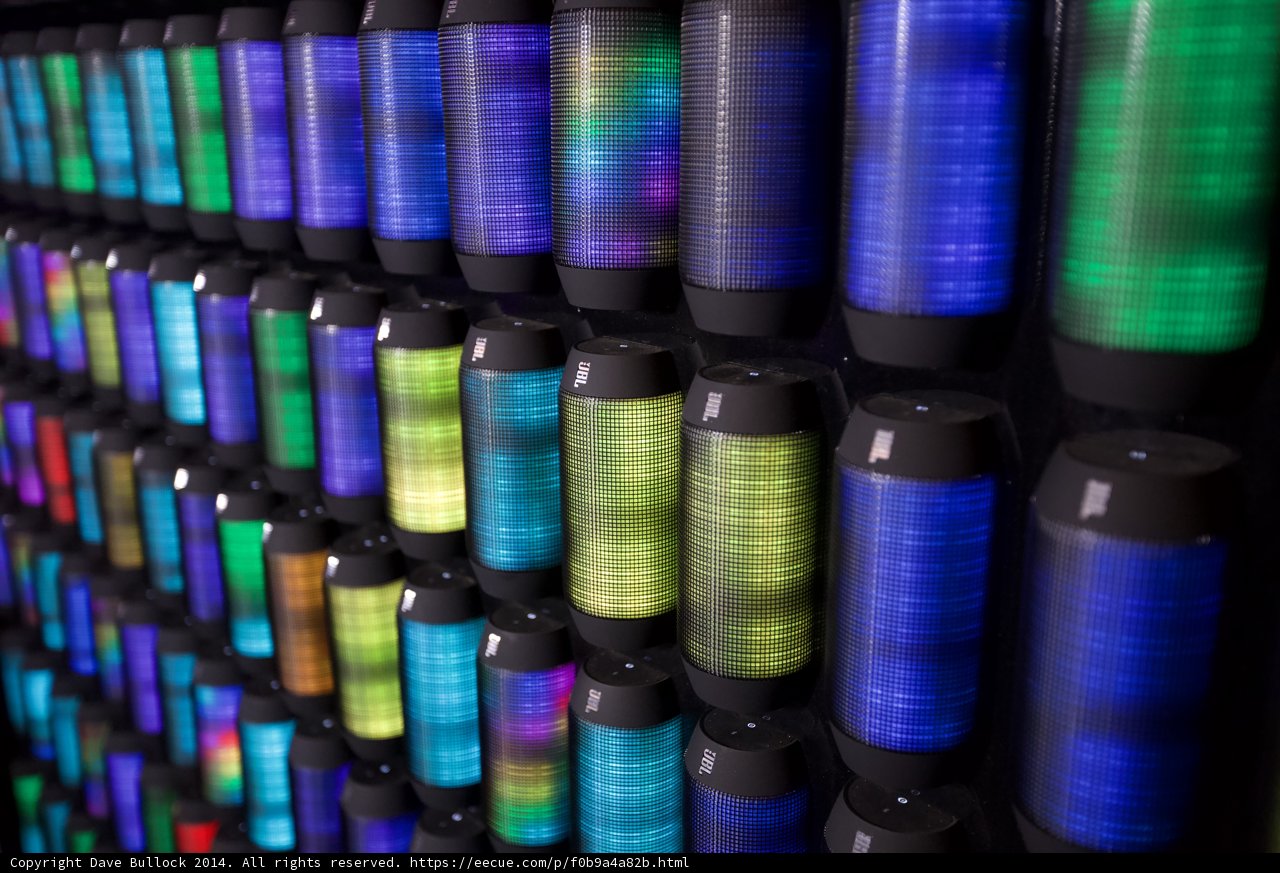 Colorful Lights at Coachella