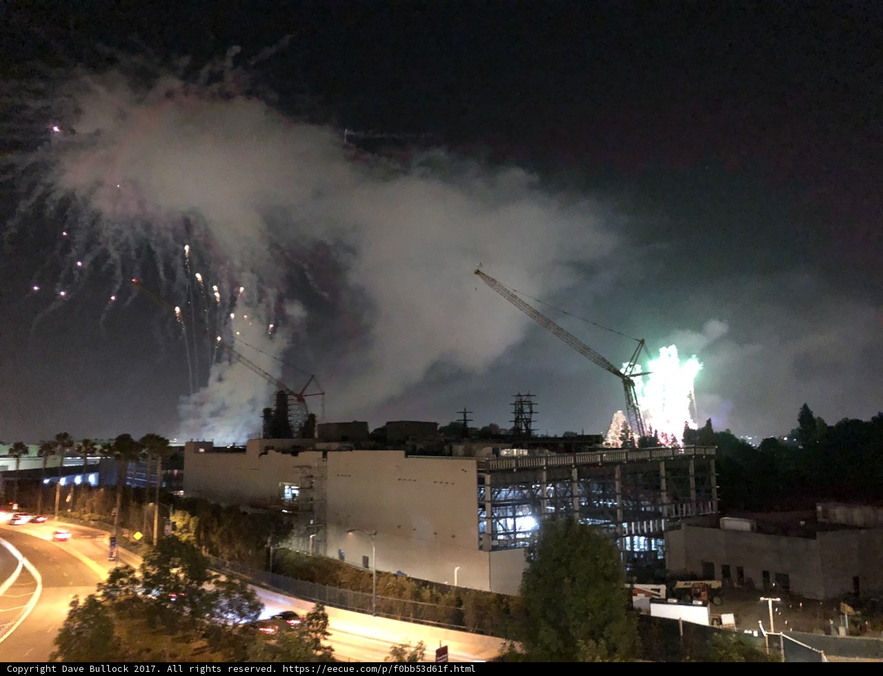 The Night Sky Lights Up with Fireworks