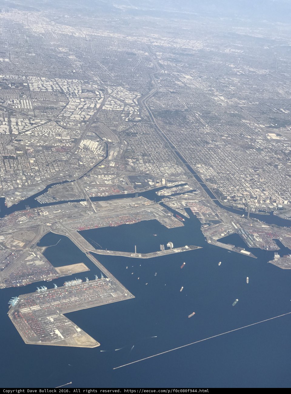 A Bird's Eye View of the Bustling Port of Los Angeles