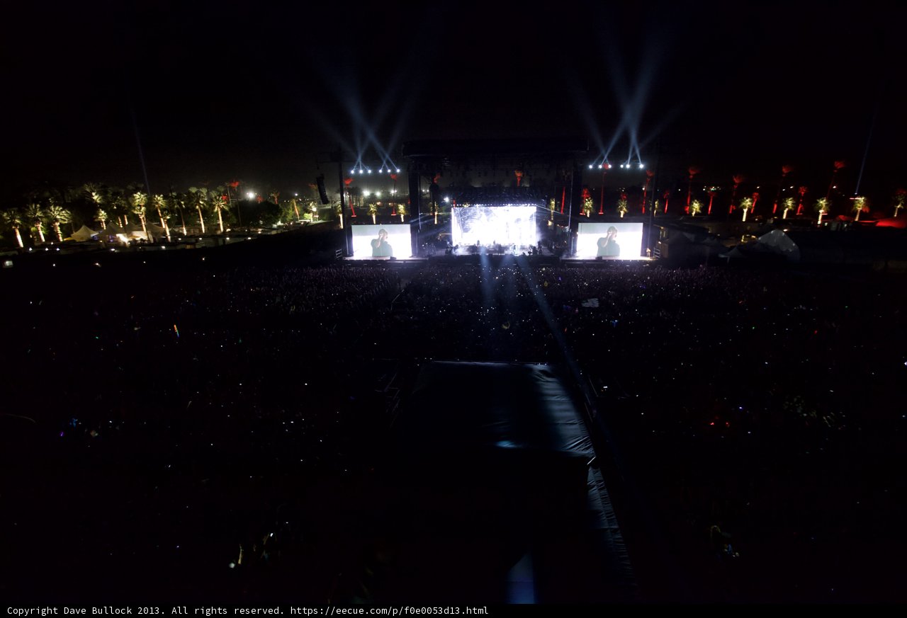 A Sea of Lights and People