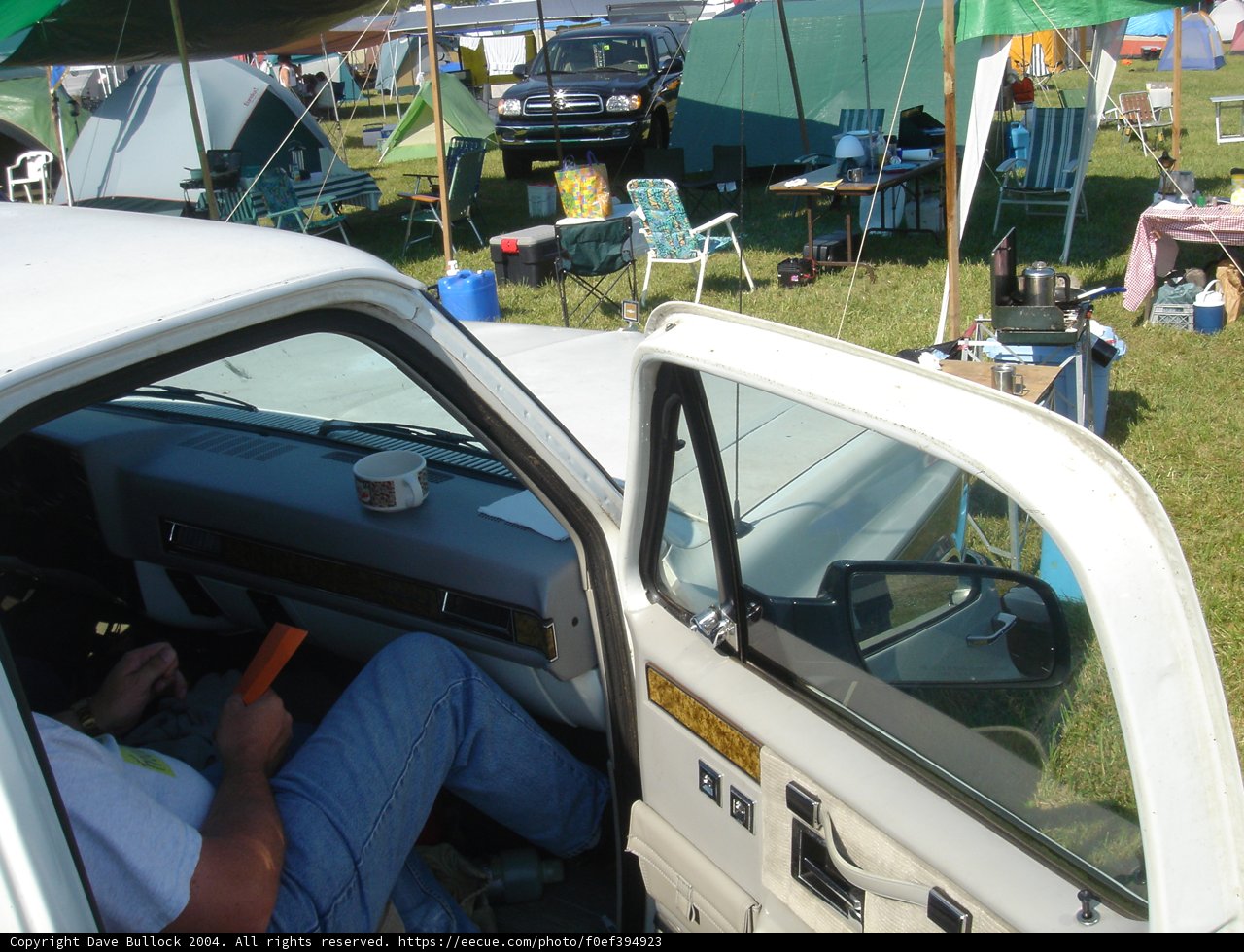 Resting in the Truck