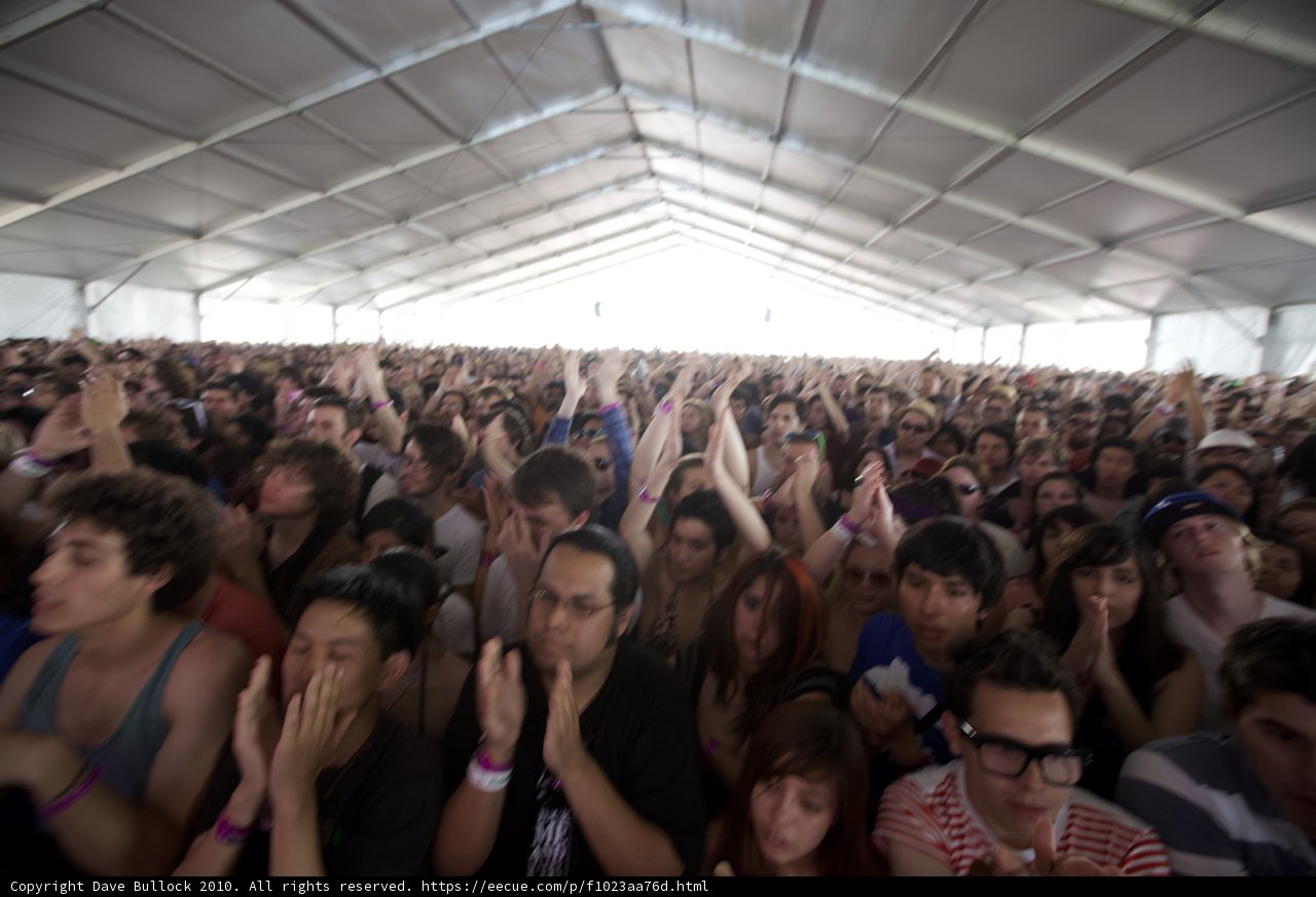 High Energy Crowd at Coachella