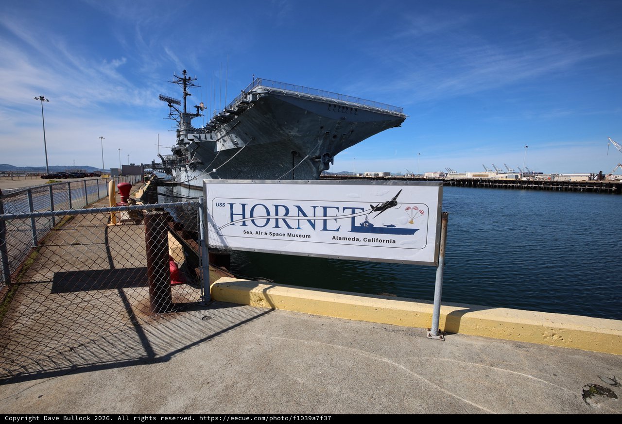 USS Hornet Aircraft Carrier Museum in Alameda