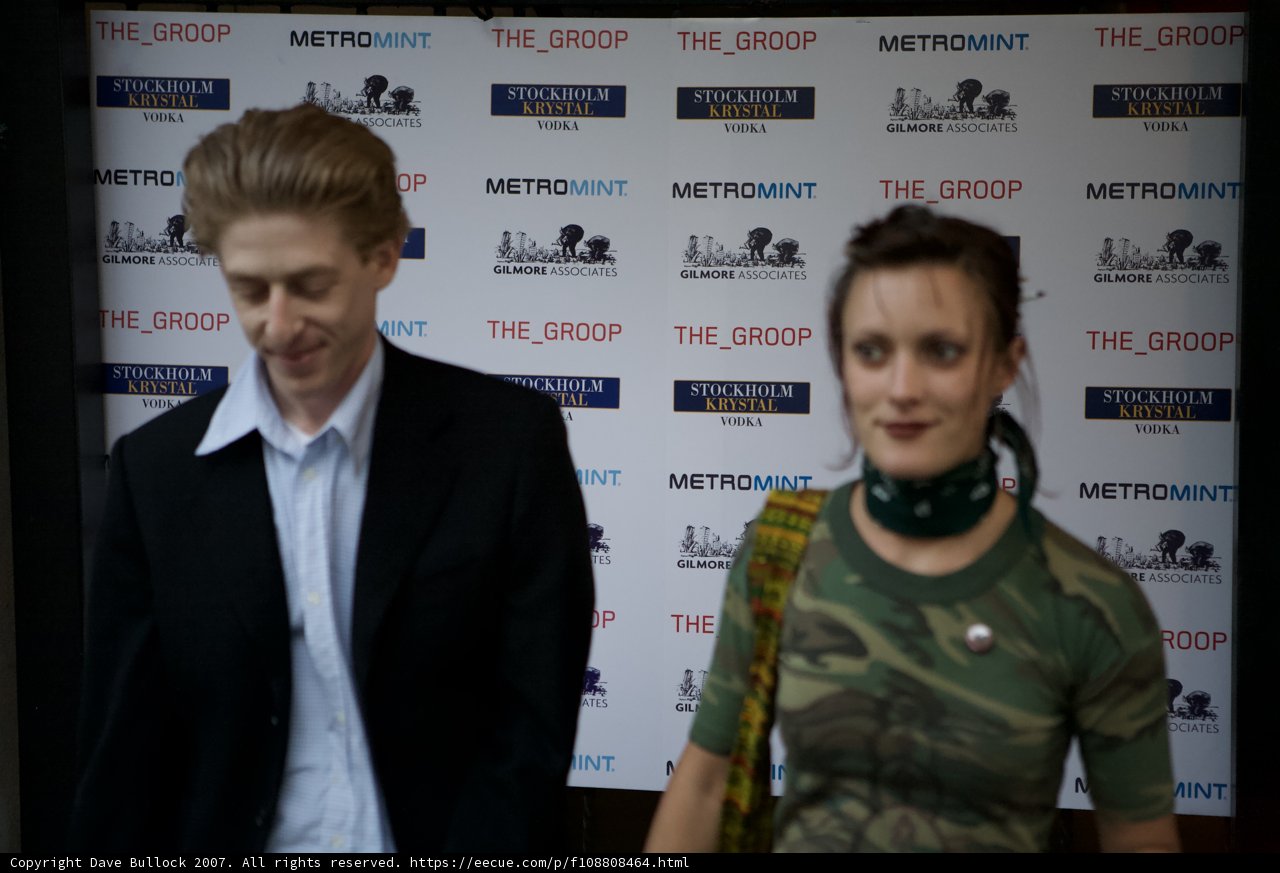 Fashionable Couple at a Movie Premiere