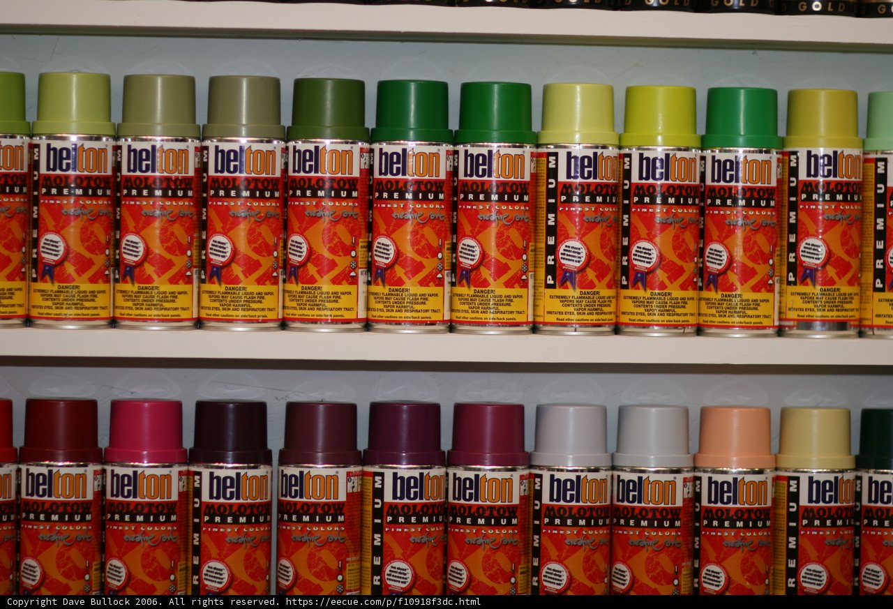 Spray Can Galore