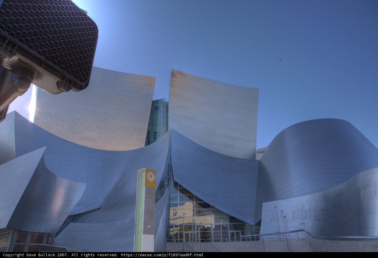 Urban Metropolis with Large Metal Structure