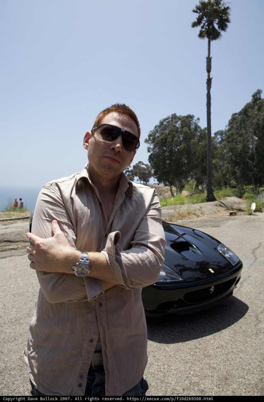 The Man and His Coupe at Noon