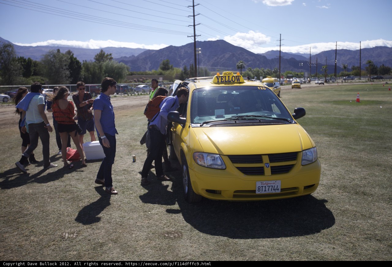 The Yellow Taxi and Its Admirers