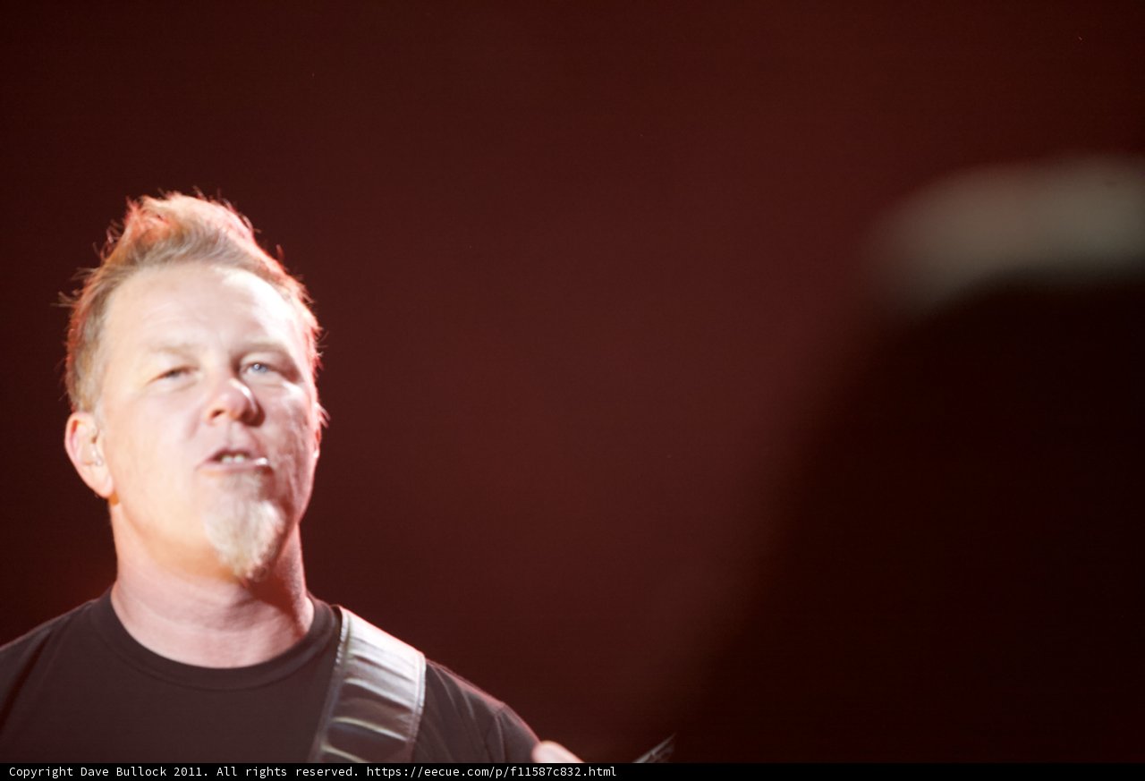 Red-Bearded Rockstar James Hetfield Rocks Out