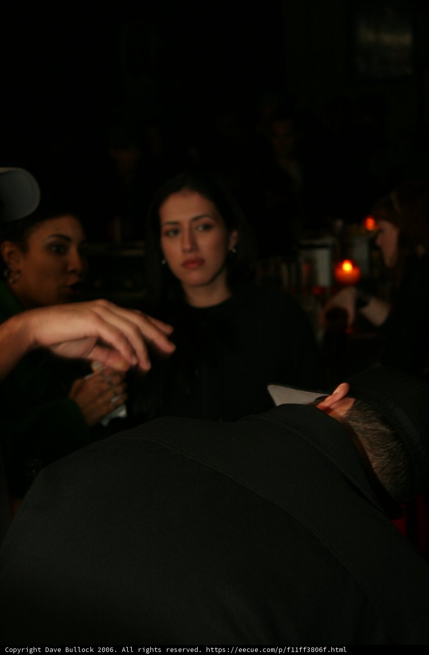 Black Shirted Man in an Urban Club