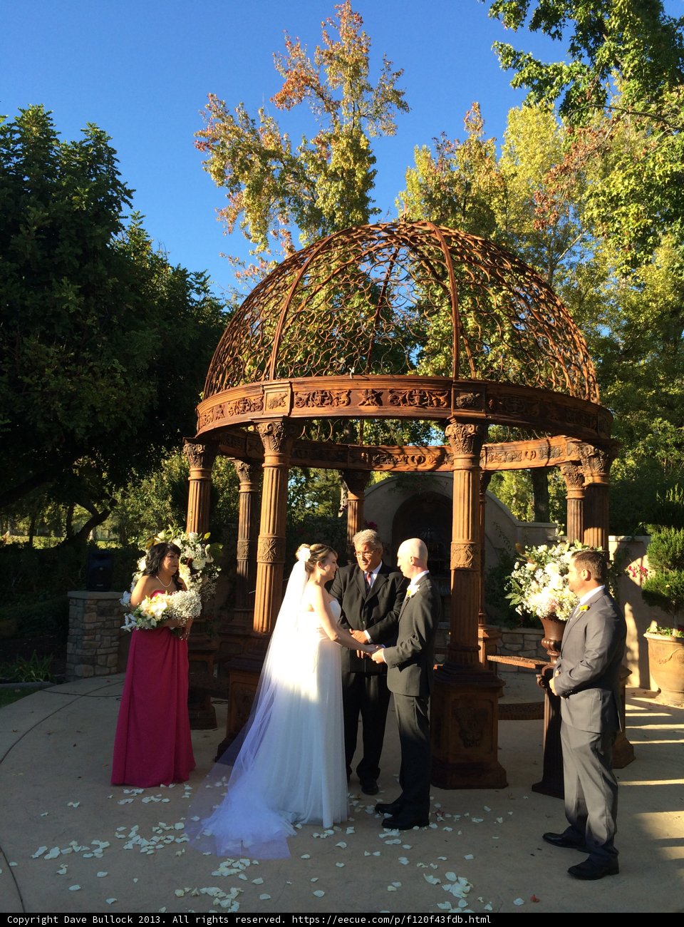 Wedding Bliss under Blue Skies