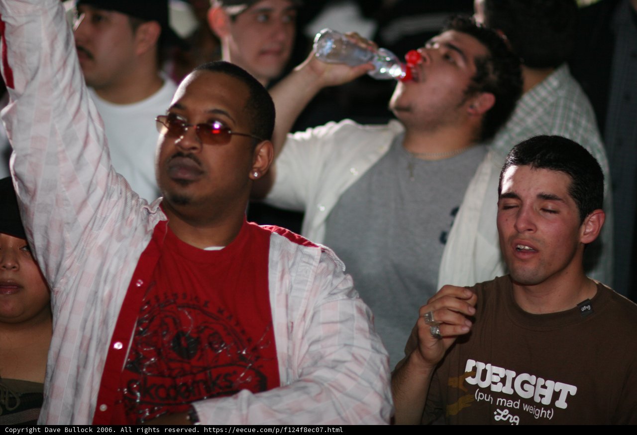 Red-Shirted Ferran Solé at Bass Rush 4 Year Event