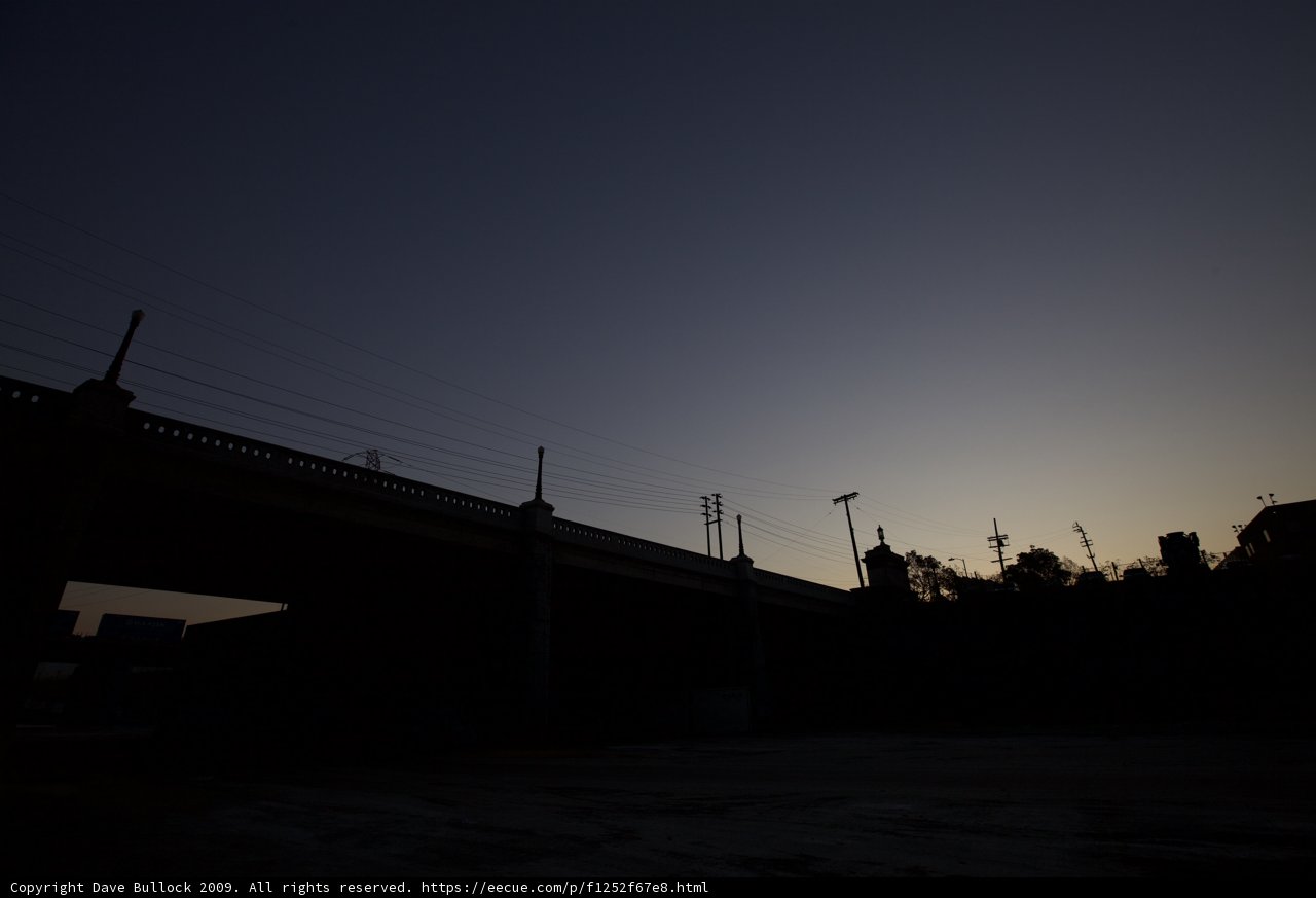 Sunset Over the Freeway