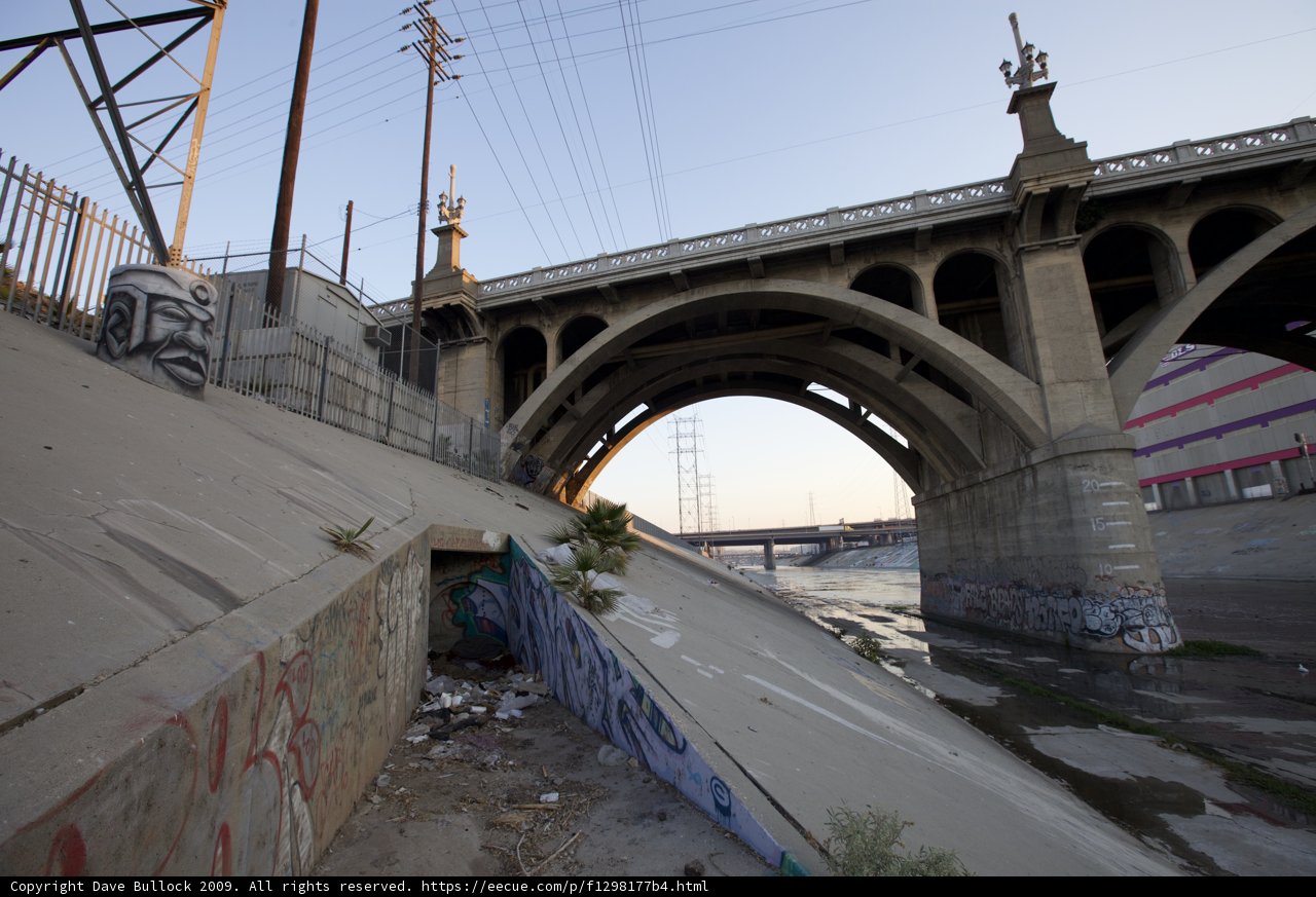 Graffiti on the Freeway Overpass