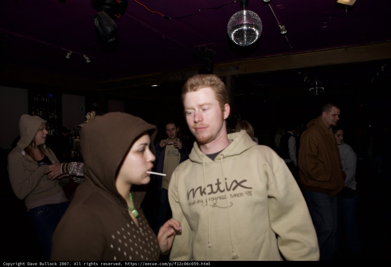 Hoodie Conversations at the Nightclub