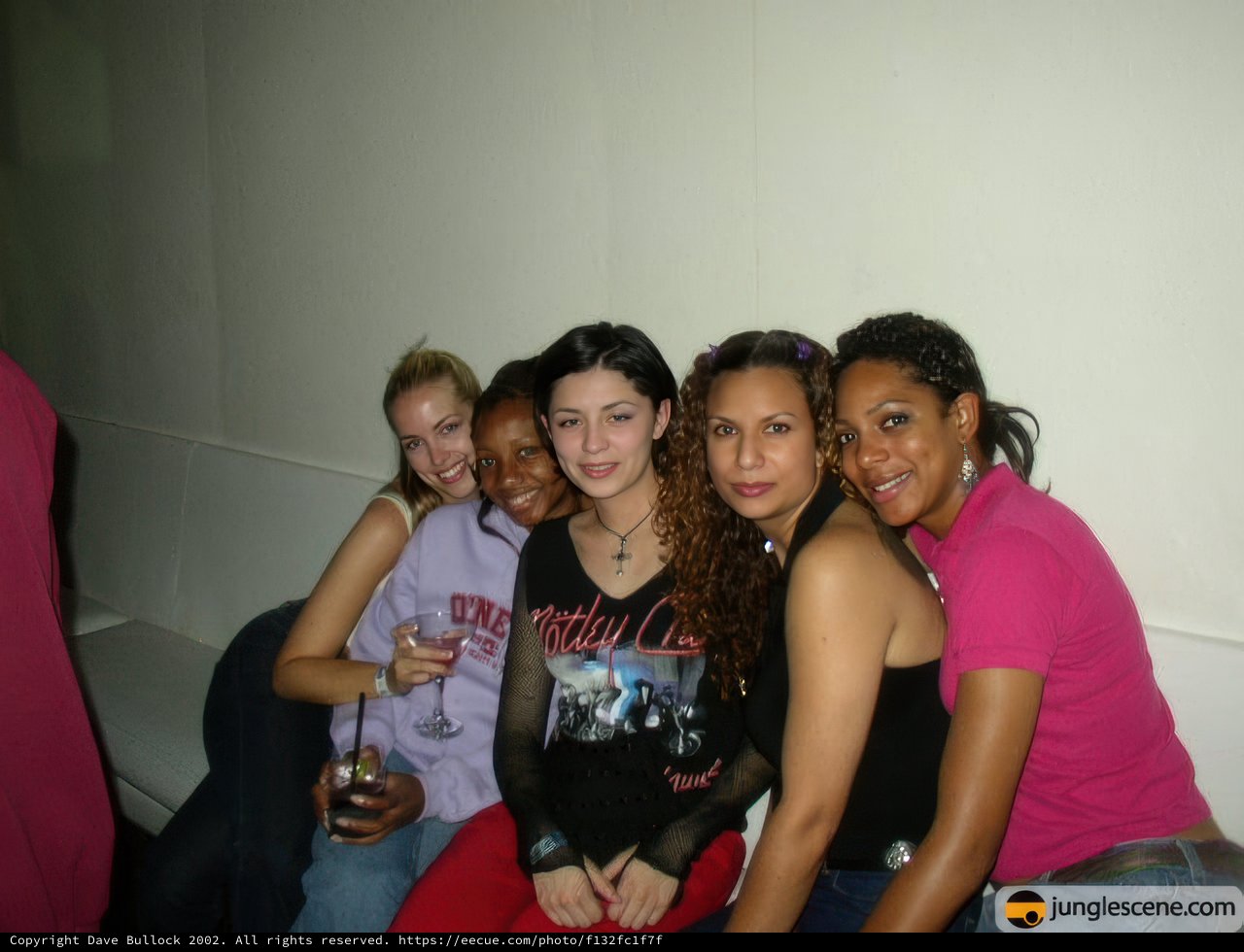 A Group of Young Women Strike a Pose
