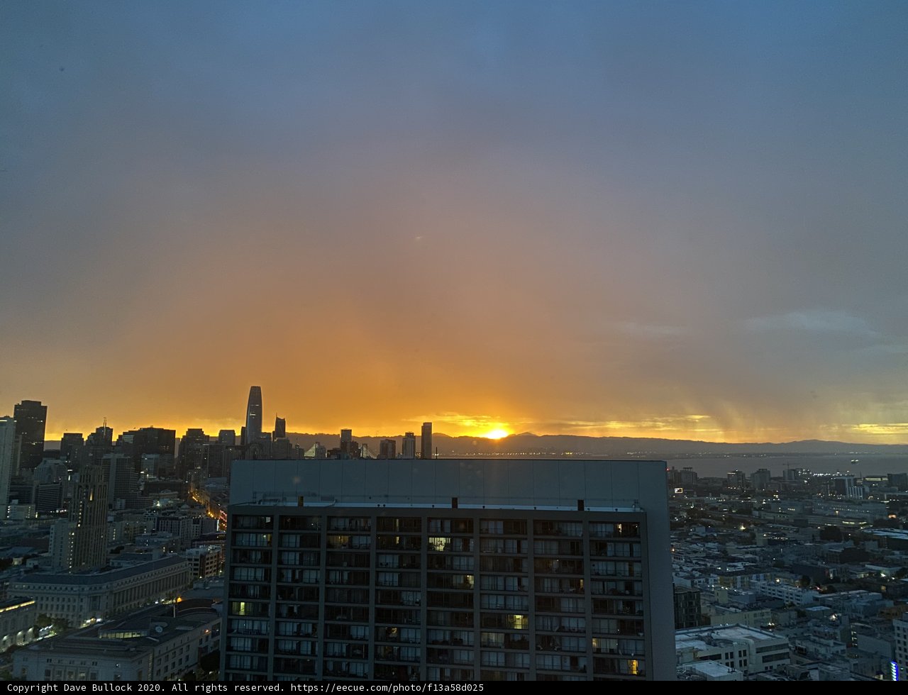 San Francisco Sunset Skyline
