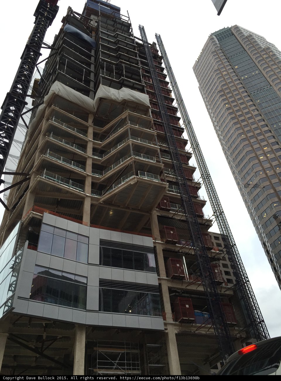 Looking Up at Wilshire Grand
