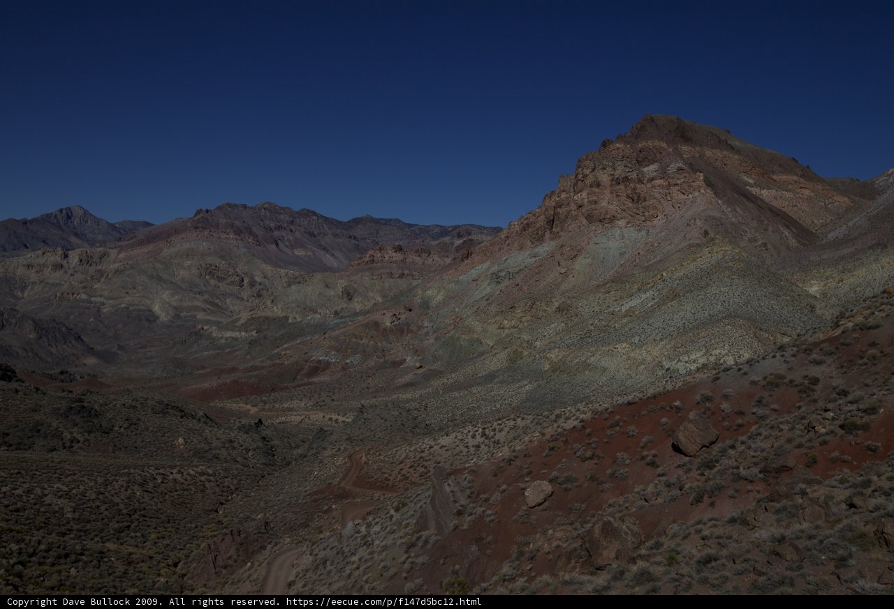 Colorful and Rocky Mountain Range