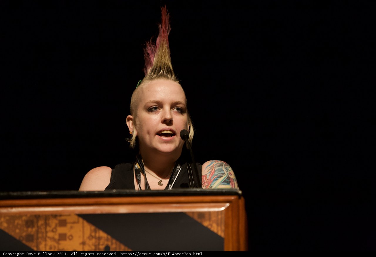 Unapologetically Tattooed: A Mohawked Speaker Captivates the Crowd