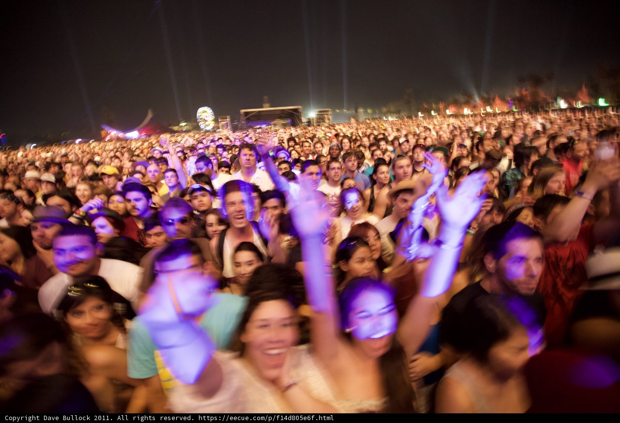 Rick Genest joins the Coachella 2011 crowd