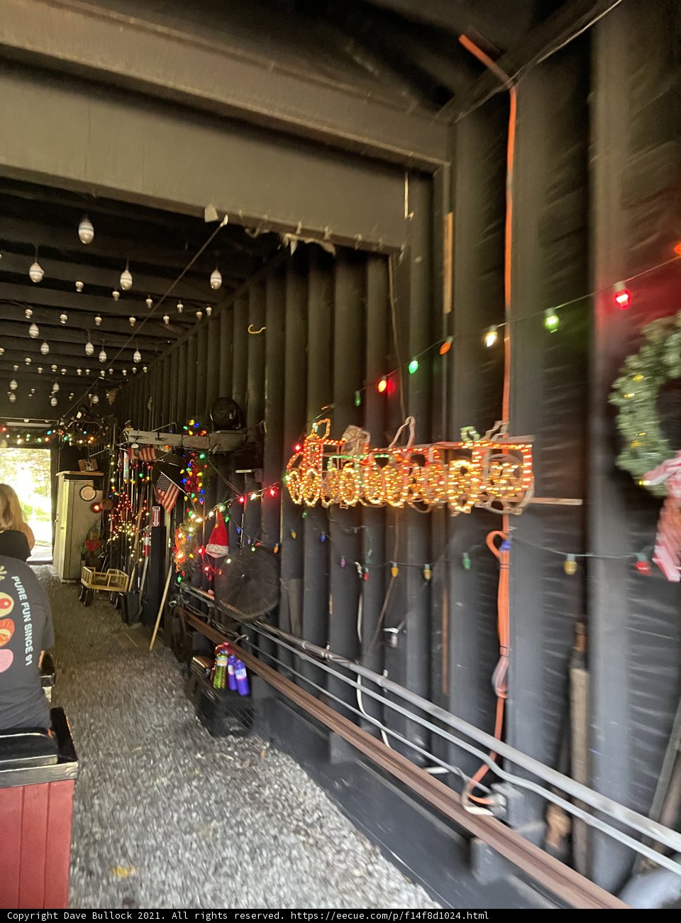 A Festive Walk Through the Tunnel