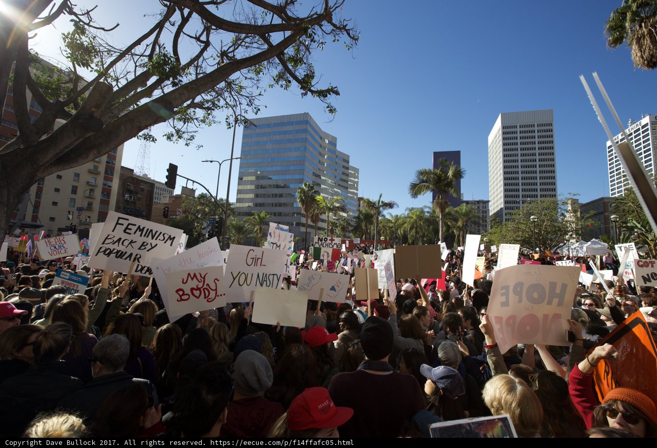 Women's March Protesters Take to the Streets