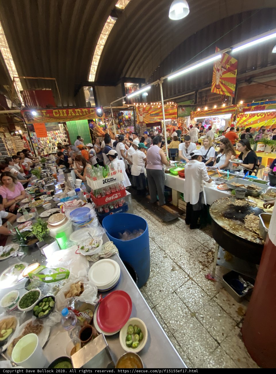 Bustling Food Market in Coyoacán