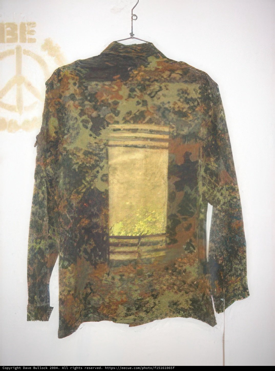 Camouflage Long Sleeve Blazer