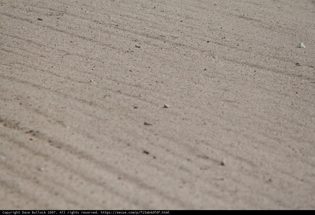 Flight over the textured soil