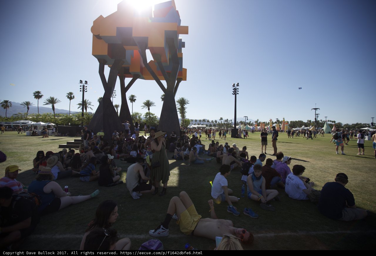 Gathering in Front of the Sculpture