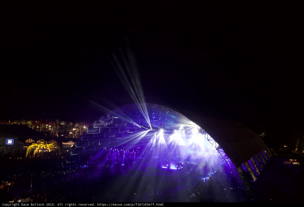 Bright Lights on the Coachella Stage