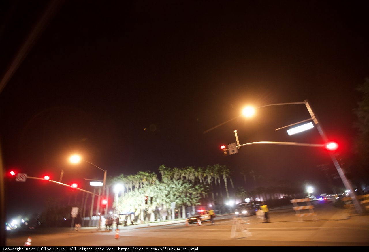 Night Traffic at IndioIntersection