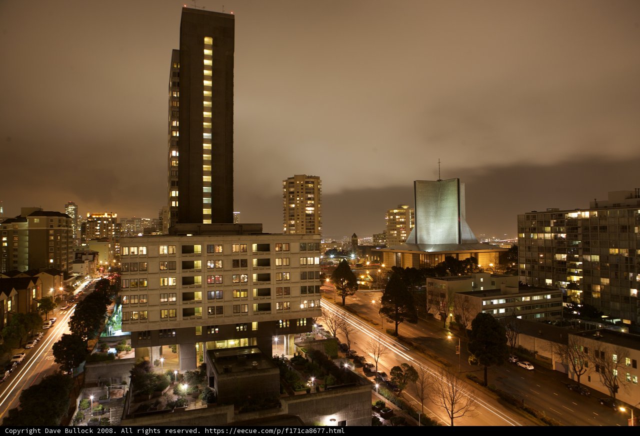Night View of Urban Metropolis