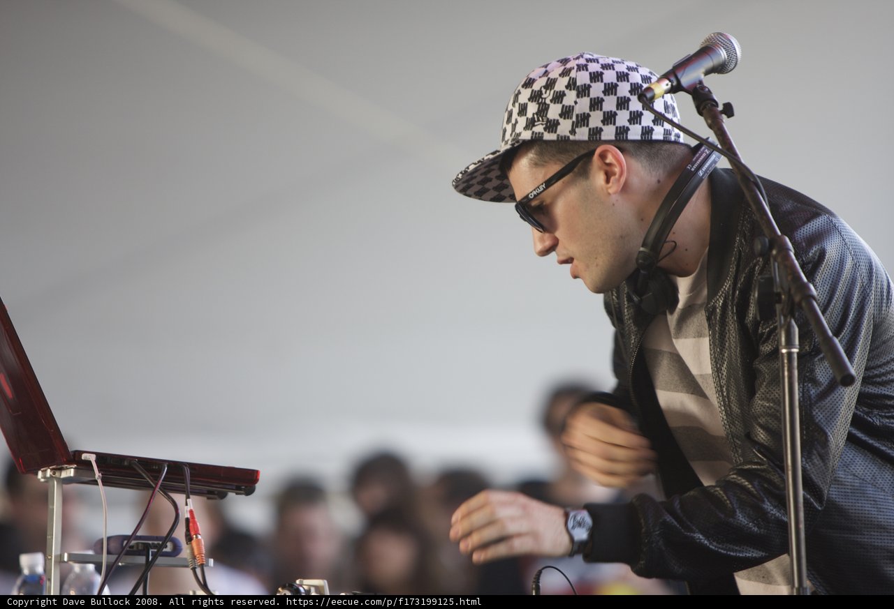 Man in Hat and Jacket Performing