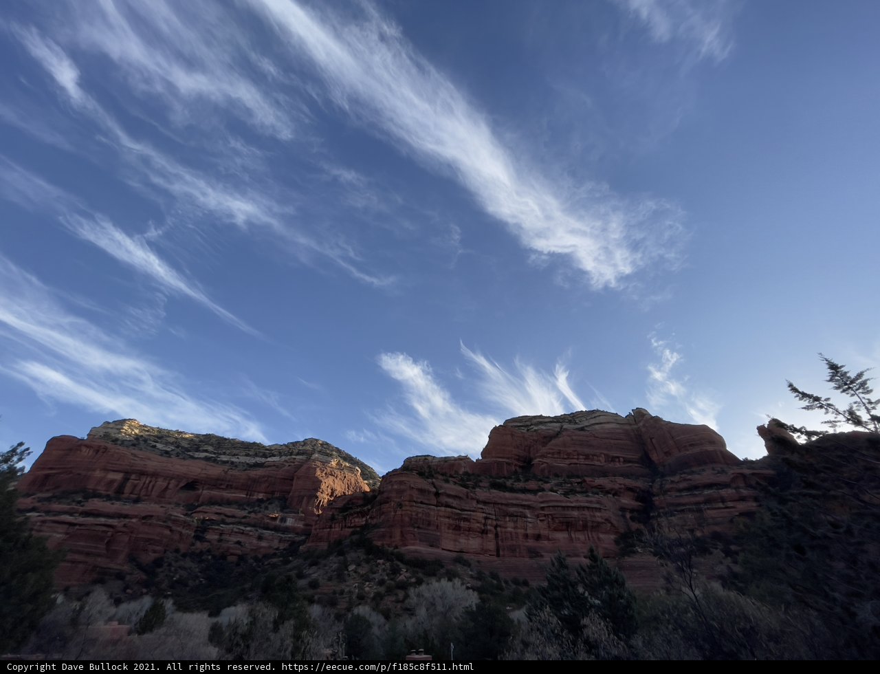 Majestic Red Rocks and Clouds in Sedona, Arizona