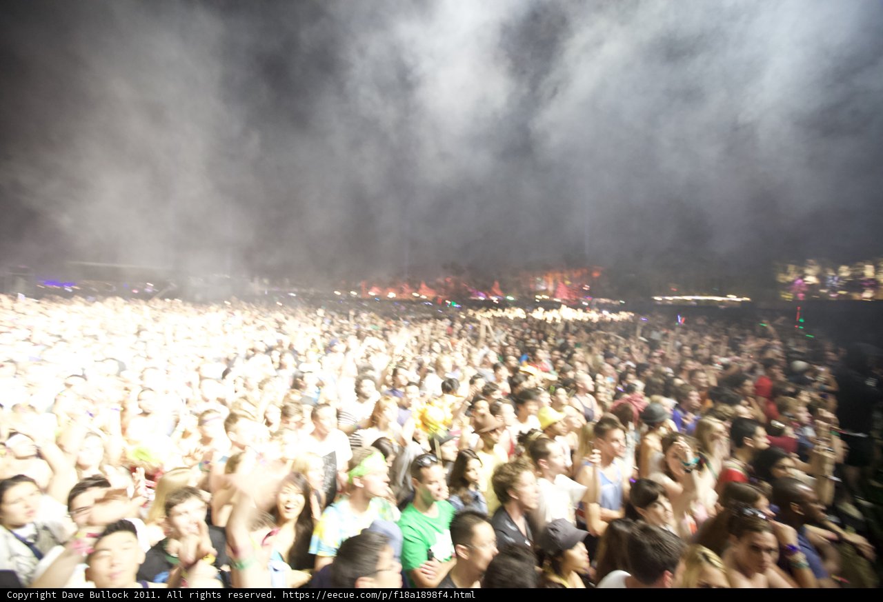 Euphoric Atmosphere at Coachella 2011 Concert